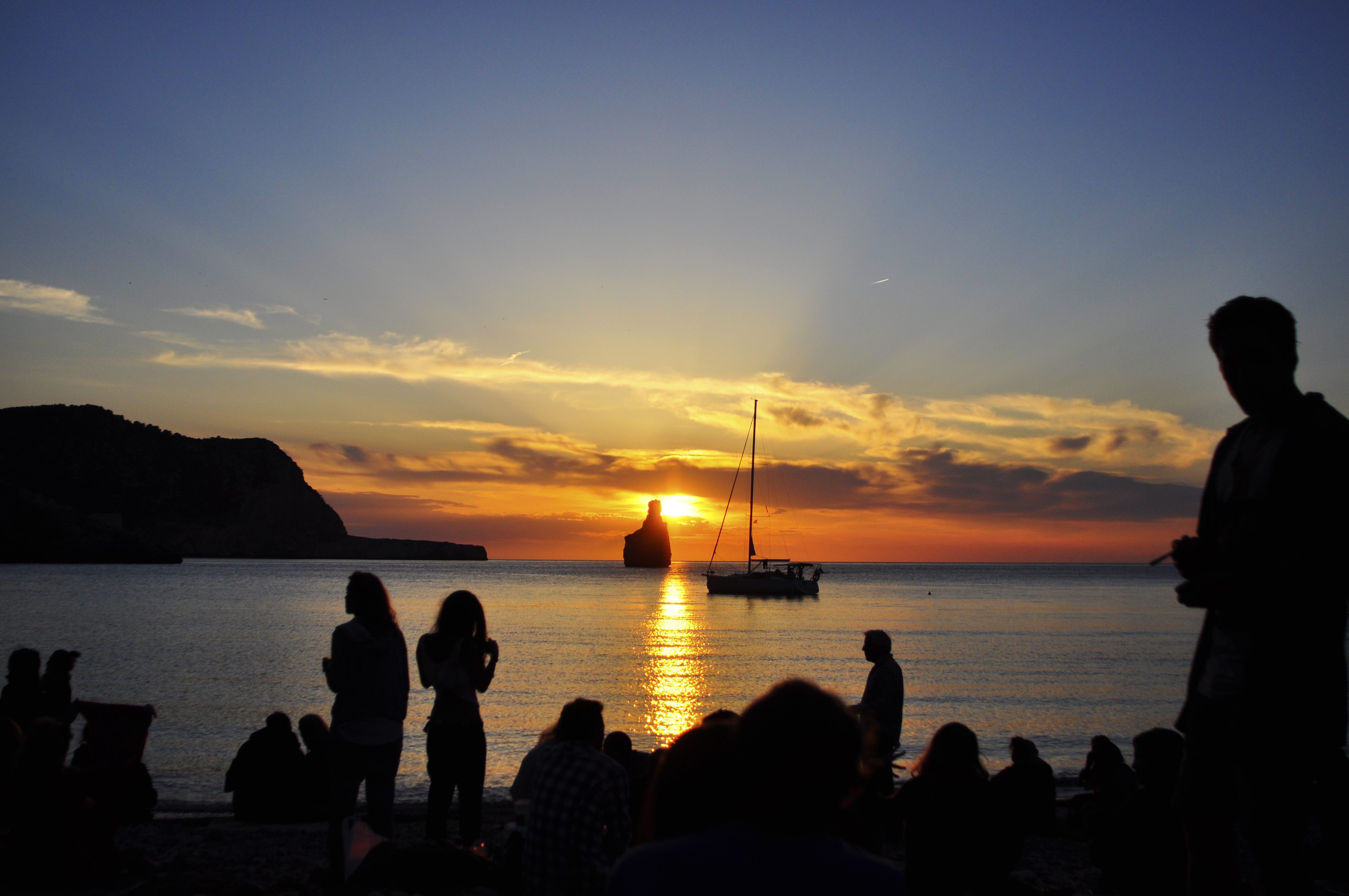 Sunset people, Ibiza, Spain